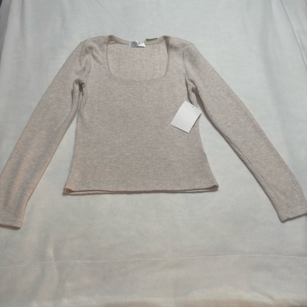 Women's Cream Sweater - Crew Neck